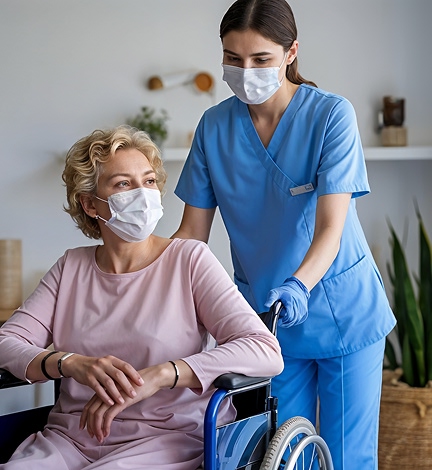 Scottsdale, AZ senior and her in-home care certified nurses assistant